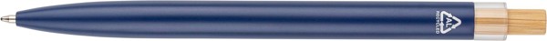 Gerecyclede aluminium balpen Maren - wit