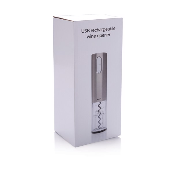 Xd Collection wine opener, USB, lithium 3.6V