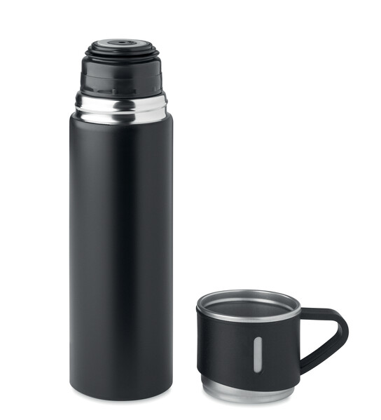 Dvojstenná fľaša 420 ml Tonia - Čierna