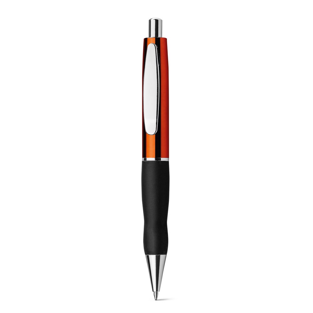 THICK. Kuličkové pero s kovovým povrchem - Oranžová