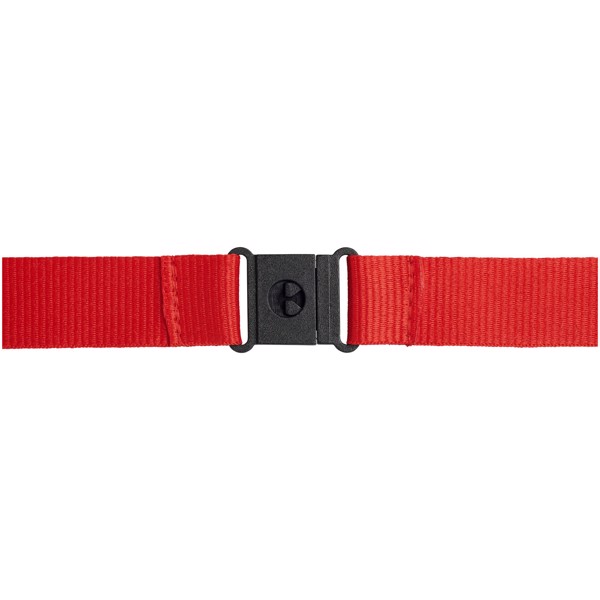 Yogi lanyard detachable buckle break-away closure - Red
