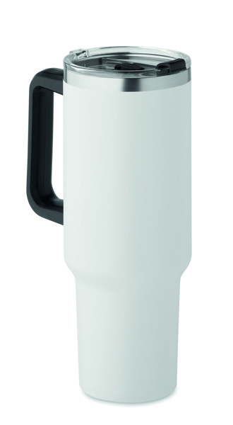 Kozarec Suma iz recikliranega nerjavečega jekla, 1200 ml - Bela