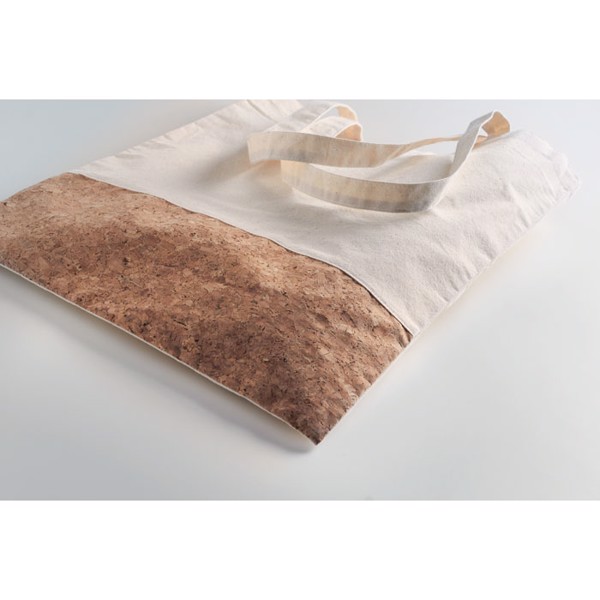 Illa Tote cotton bag 160gr/m², 41x38cm - Beige