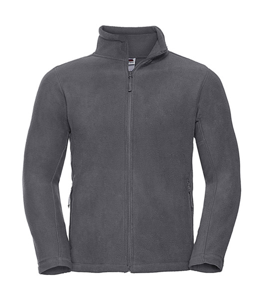 Men's Full Zip Outdoor Fleece - Black / XS