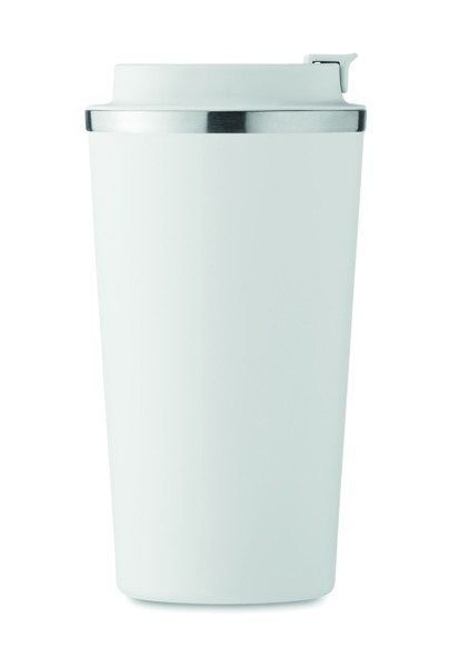 Caneca dupla 510 ml Brace + - Branco
