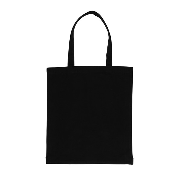 Taška s širokým dnem Impact ze 145g recykl. bavlny AWARE™ - Černá