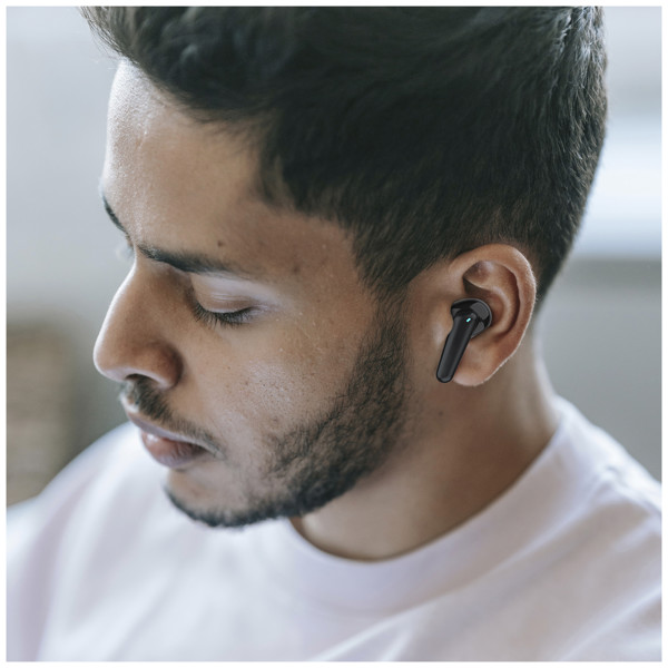 Auriculares ENC e ANC TWS158 Prixton - Preto liso