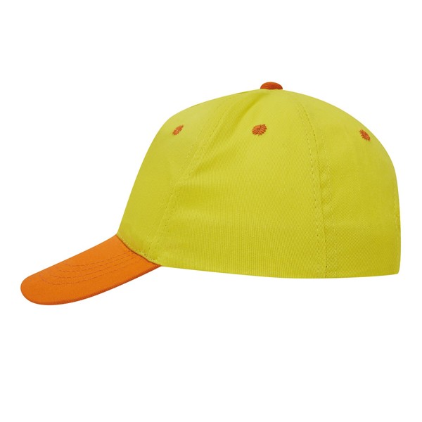 5-Panel-Cap Für Kinder Calimero - Gelb / Orange
