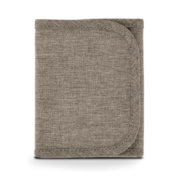 PORTE-MONNAIE PORTE-CARTE PORTE-FEUILLE DE VOYAGE - Gris