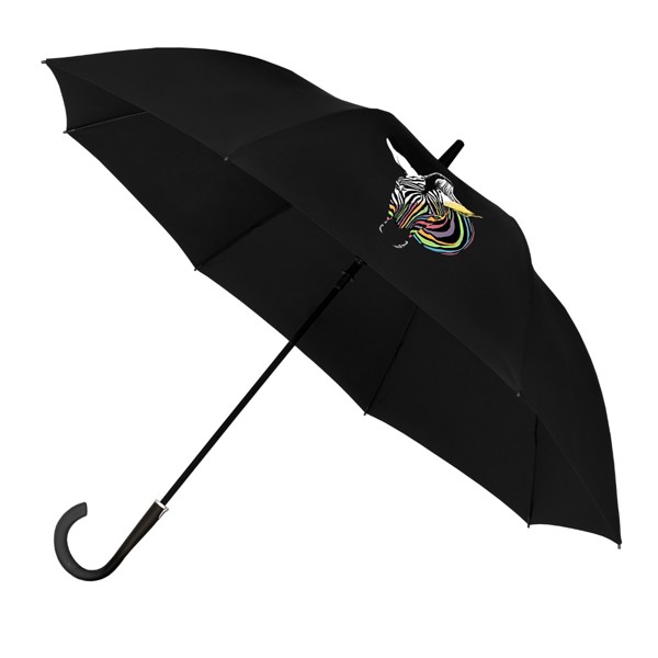 FALCONE - Parapluie avec changement de couleur - Automatique - Impermable au vent -  110 cm - Noir