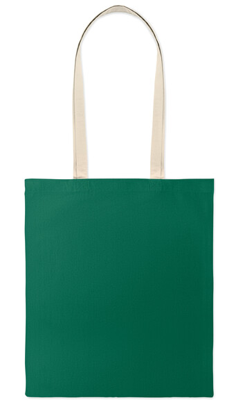 Shopper in cotone Zevra Colour - Verde Scuro