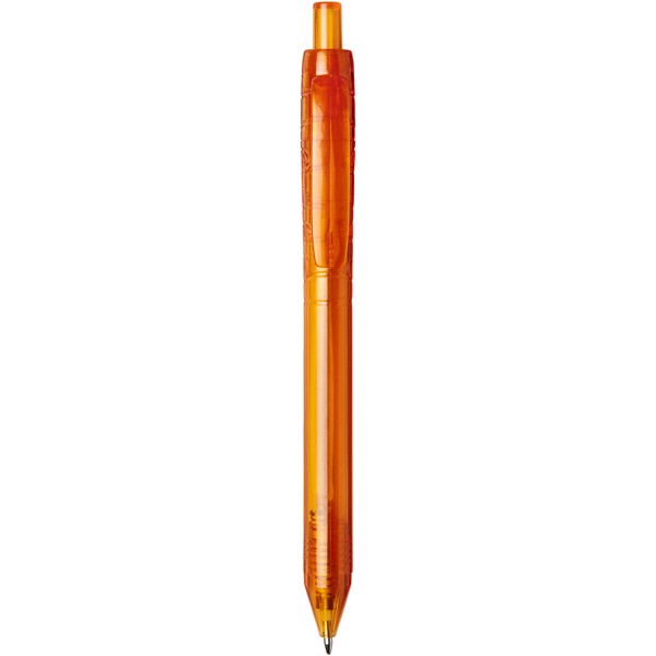 Recyklované kuličkové pero Vancouver - Transparentní oranžová