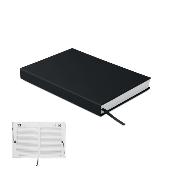 A5 perpetual daily planner Routine - Black