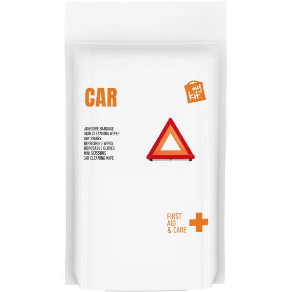 MyKit Car First Aid Kit with paper pouch - White