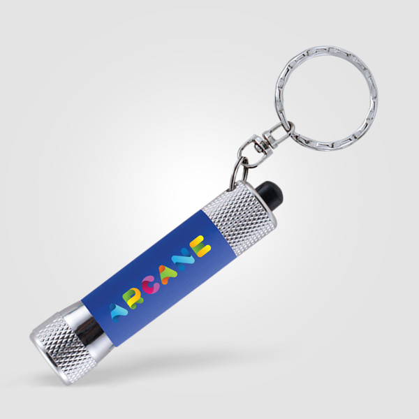 Porte-Clé Lampe Mcqueen Soft - Bleu roi / Laser