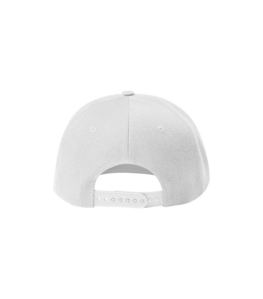 Čepice Unisex Malfini® Rap 6P - Bílá / nastavitelná