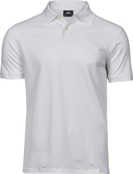Tekoča pikasta polo majica Jays | TJ 1400 - Bela / L