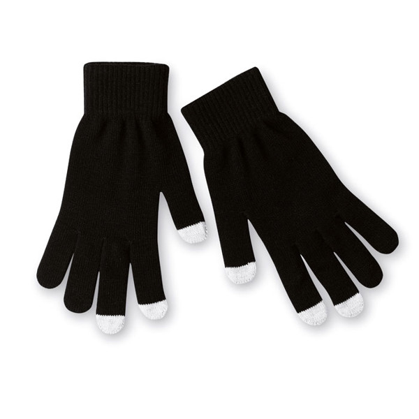 Tactile gloves for smartphones Tacto - Black