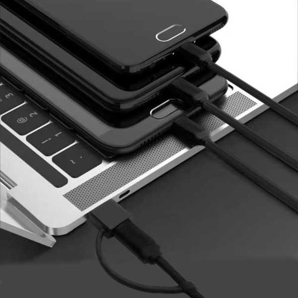 EKO - CABLE 5 EN 1 RECYCLÉ A CHARGE RAPIDE 20W POWER DELIVERY