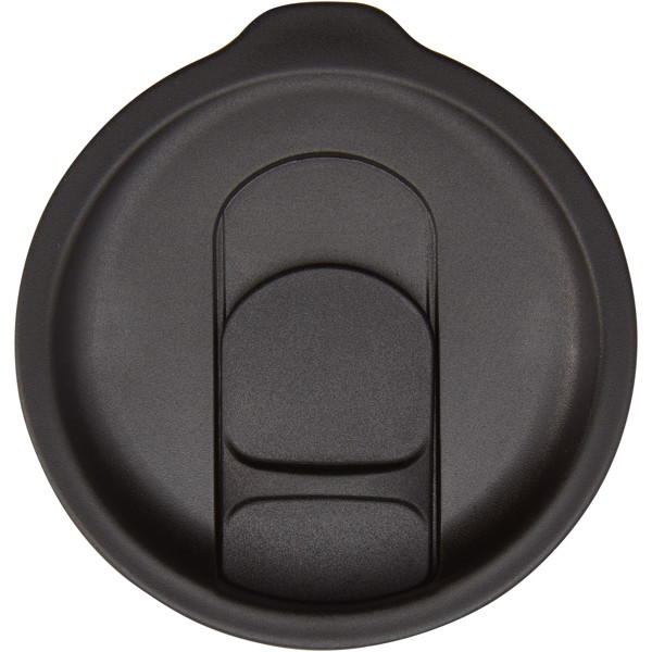 Nordia 400 ml double-wall recycled mug - Black