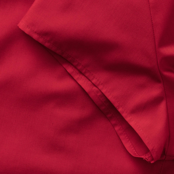Ladies' Fitted Poplin Shirt - Classic Red / L
