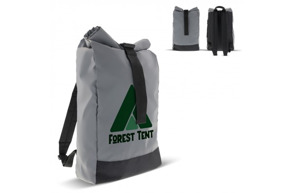 Reflective roll top backpack 26x13x50cm