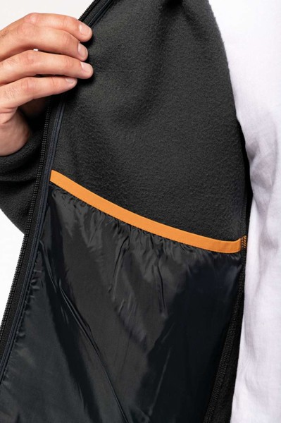 Jakna MARCO mikroflis s patentnim zatvaračem - Crna / 3XL