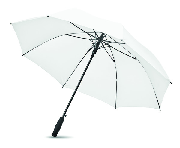 Windproof umbrella 27 inch Grusa - White