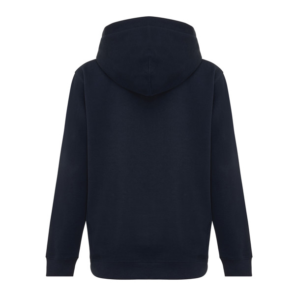 Sweat à capuche avec poches latérales Iqoniq Yengo Kids - Bleu Marine / 56