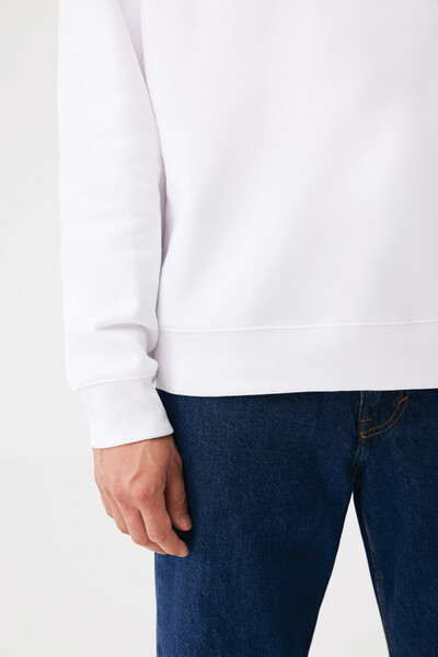 Mikina IQONIQ Torla z recyklované bavlny - Recycled White / XXL