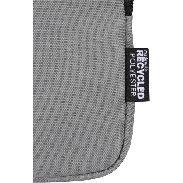 Byron GRS recycled bottle pouch - Grey
