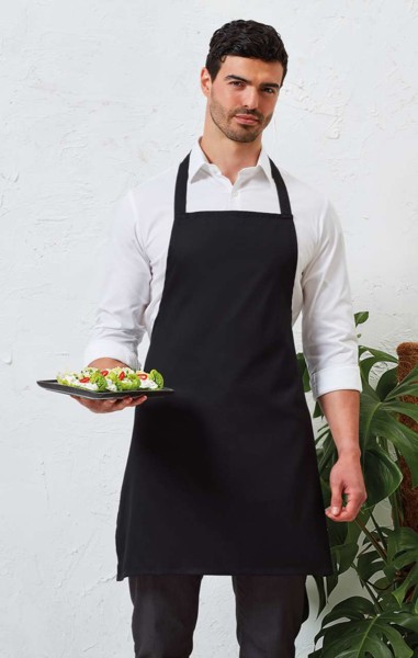 'Essential' Bib Apron - White