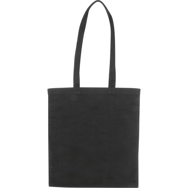LANCE Sacoşă cu mânere lungi, 140g/m² - Black