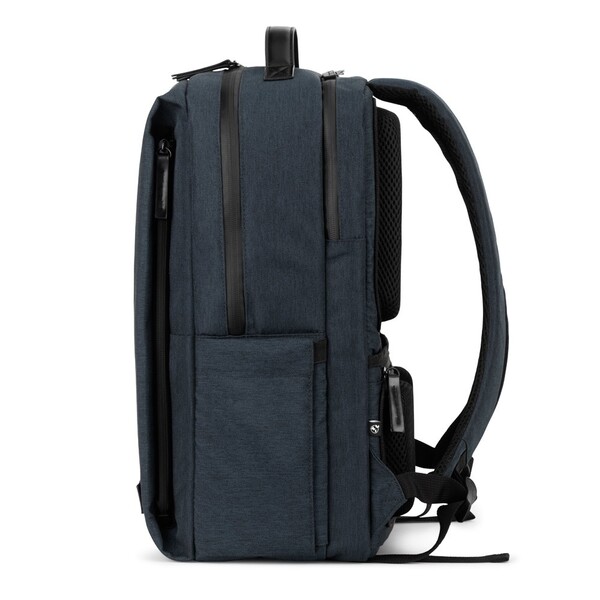 GLASGOW. Laptop backpack (17") made from high-density 600D recycled polyester (20L) - Blue