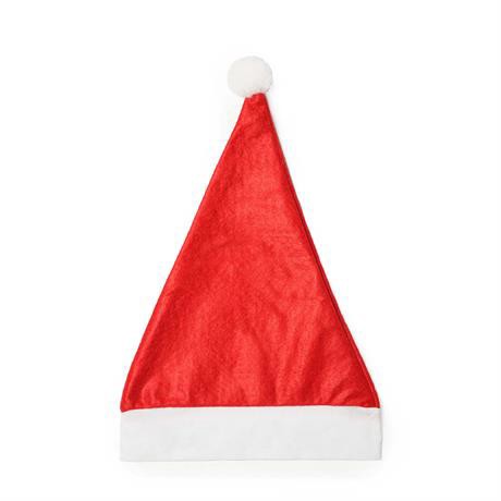 Personalizable kids' Santa hat with coloring strip