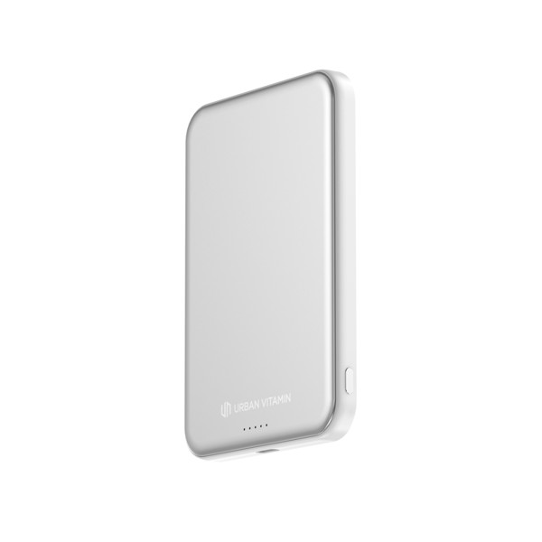 Urban Vitamin Pomona 5000mAh Qi2.2 25W magnetic powerbank - Silver