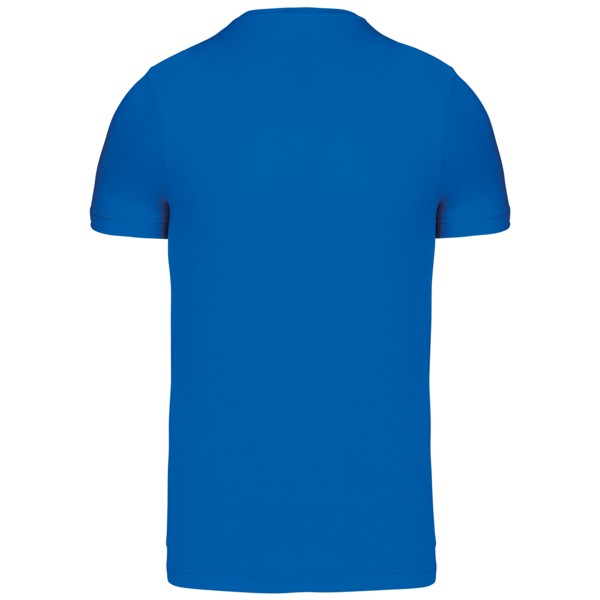Short-Sleeved Crew Neck T-Shirt - Light Royal Blue / L