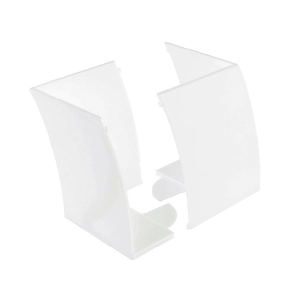 PENCIL POT (77x80x95mm) - Blanc opaque / Blanc opaque