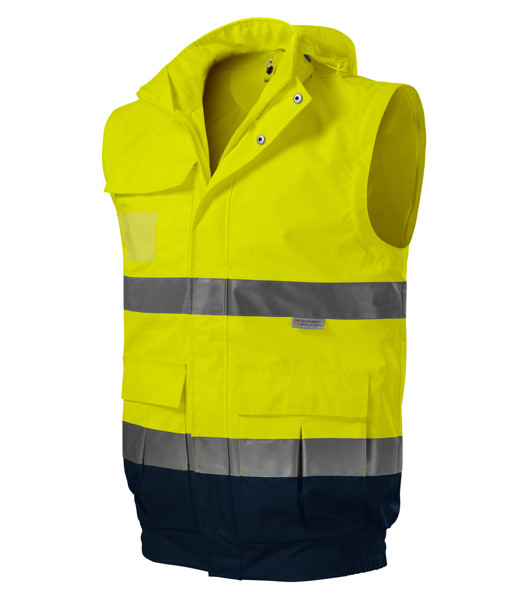Bunda Unisex Rimeck® Hv Guard 4 In 1 - Fluorescenčná Žltá / 2XL