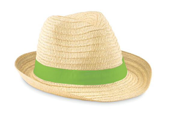 Chapeau de paille Boogie - lime