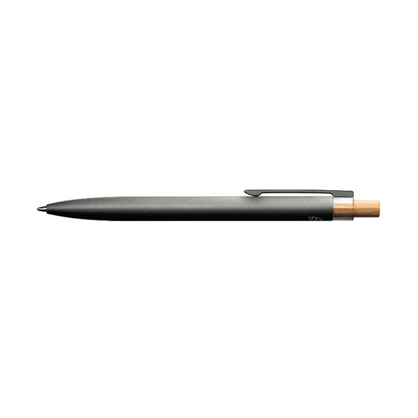 STYLO BILLE ECRITURE BLEUE EN ALU RECYCLE - Gris