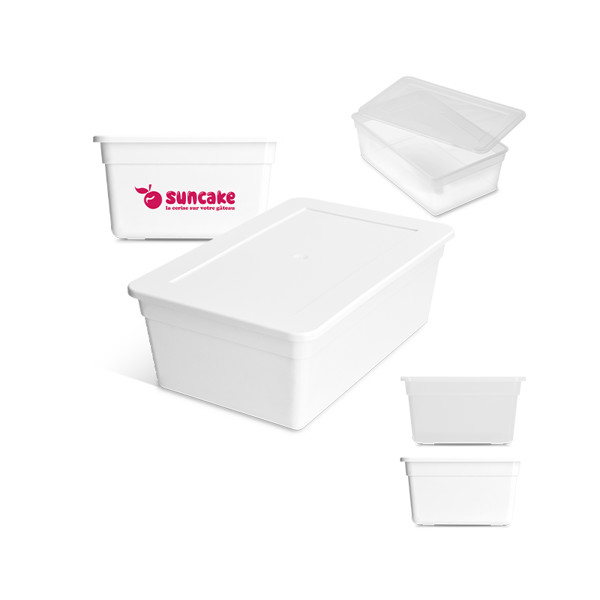 BOITE DE RANGEMENT & BOITE A REPAS (LUNCH BOX) EN PLASTIQUE PP - Blanc