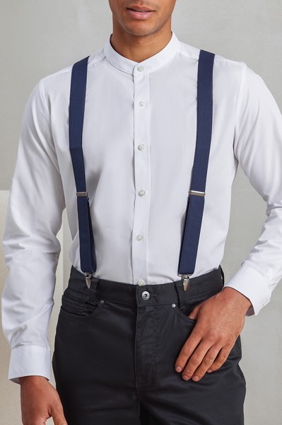 Clip-On Trouser Braces/Suspenders - Steel