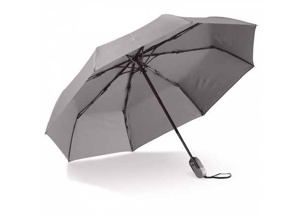 Deluxe foldable umbrella 22” auto open auto close - Grey