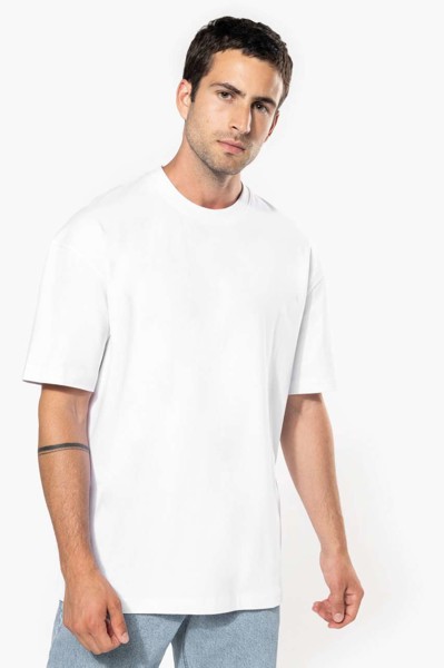 Oversized Short Sleeve Unisex T-Shirt - White / S