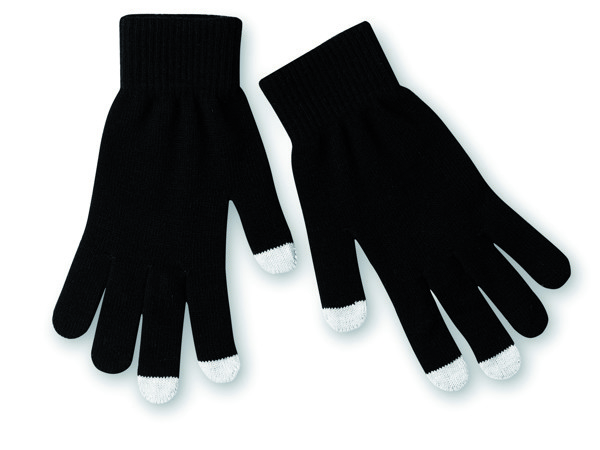 Guanti touchscreen Tacto - Nero