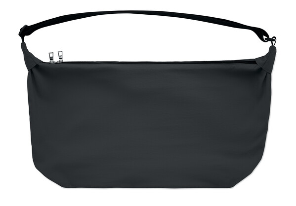 Nylon cross body urban bag Sling - Black