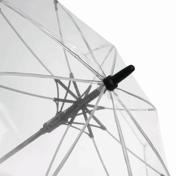 Automatic Windproof Stick Umbrella Vip - Transparent / White