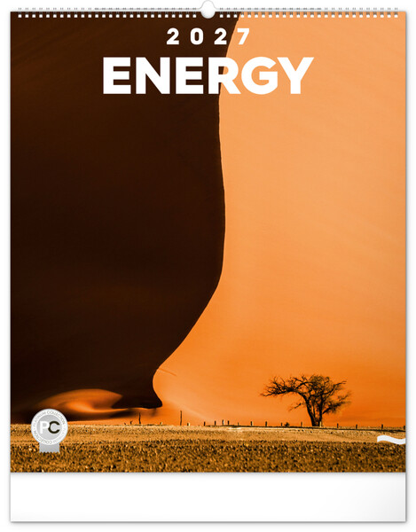 Notique Nástěnný Kalendář Energie 2027, 48 x 56 cm