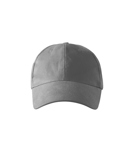 Čepice Unisex Malfini® 6P - Starostříbrná / nastavitelná